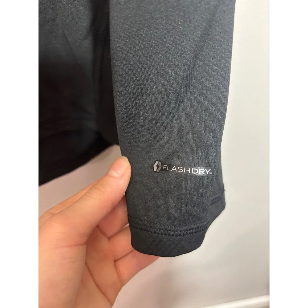 The North Face FlashDry Long Sleeve Athletic‎ Shirt Mens L Black